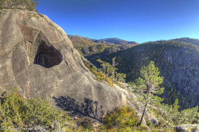 The potholes of Rullestadgjuvet