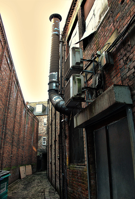 Behind The "Eateries" In The Bigg Market, Newcastle