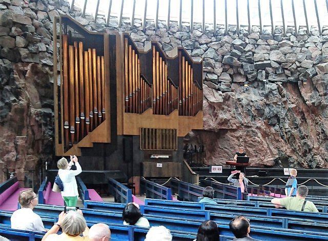Orgel in der Felsenkirche Helsinki