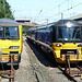 Two EMU Classes at Bradford Forster Square - 15 July 2015
