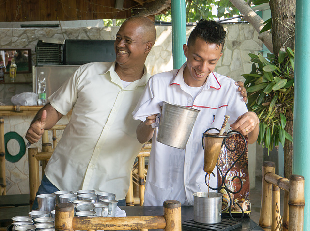 Coffee makers, Cafe Ajiaco, Cuba