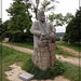 Statue de Saint Alour dans  la Vallée des Saints , à Carnoët (22)