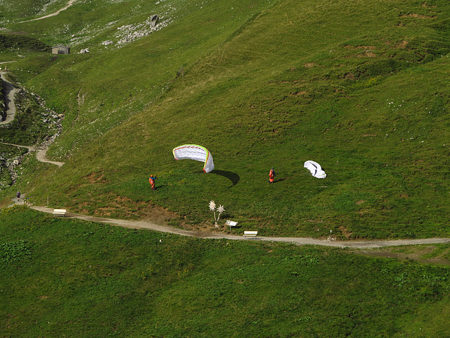 Gleitschirmflieger...