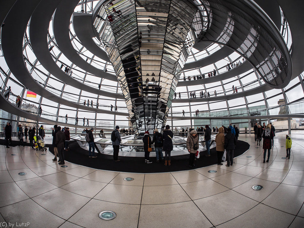 Inside the Cupola / In der Kuppel des Reichstags