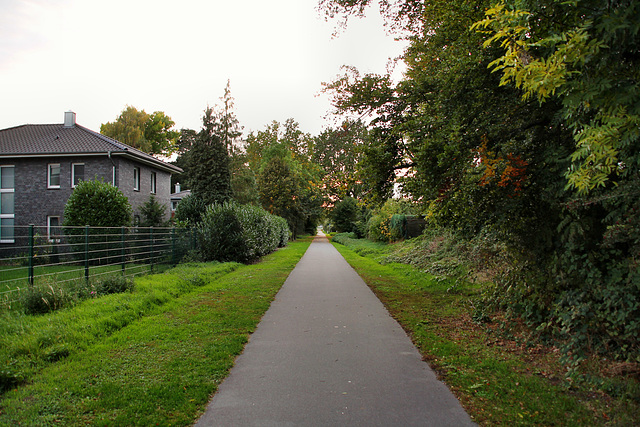 Ehemalige Trasse der Zechenbahn Radbod (Hamm-Bockum-Hövel) / 13.10.2019