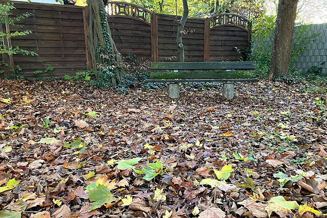 Happy Herbst Bench Monday!