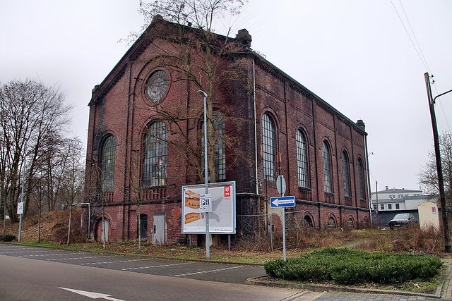 Zeche Neu-Iserlohn 2/4, ehem. Fördermaschinenhaus von Schacht 2 (Bochum-Langendreer) / 11.02.2023