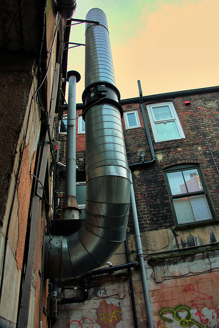 Behind The "Eateries" In The Bigg Market, Newcastle