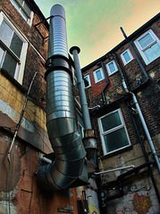 Behind The "Eateries" In The Bigg Market, Newcastle
