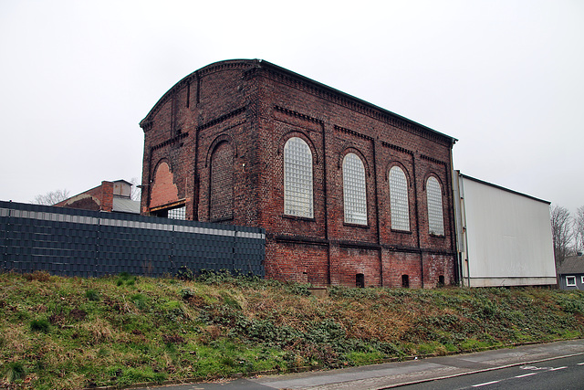 Zeche Neu-Iserlohn 2/4, ehemaliges Fördermaschinenhaus von Schacht 4 (Bochum-Langendreer) / 11.02.2023