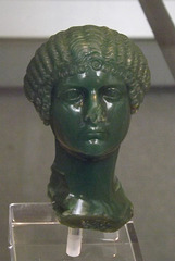 Green Chalcedony Portrait of Julia Drusilla or Julia Livilla in the British Museum, April 2013