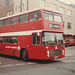 Bury St. Edmunds bus station ECOC VR225 (BVG 225T) - March 1985