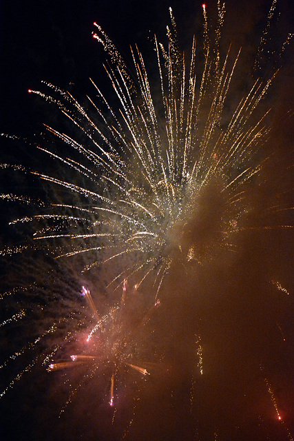 The fireworks were spectacular, as fireworks tend to be