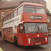Bury St. Edmunds bus station Cambus 720 (ex ECOC VR210) - March 1985