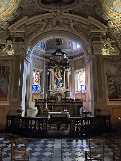 Interior of the sanctuary.