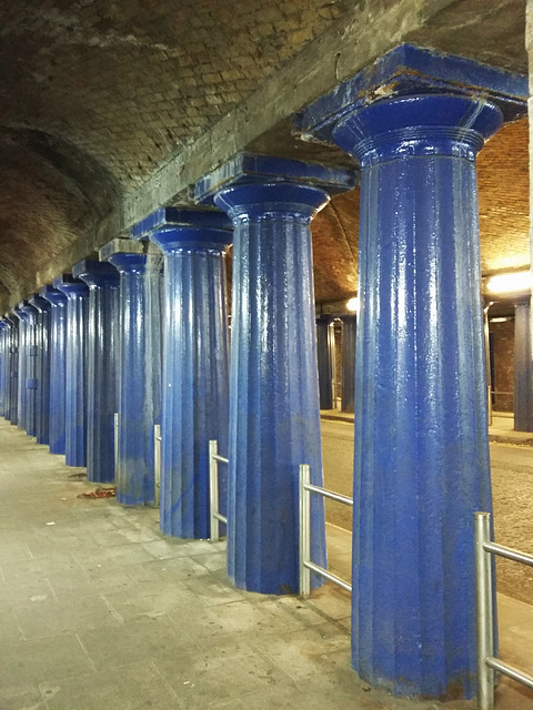 railway viaduct, bermondsey, london