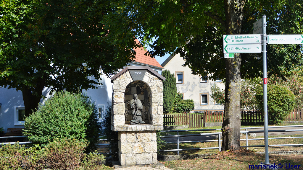 Heiliger  Johannes Nepomuk- Lautern bei Heubach