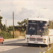 Currian Tours C75 KLG passing through Red Lodge – 20 Aug 1988 (71-7)