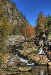 Autumn waterfall