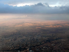 Over mainland Cyprus