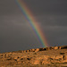 Rainbow over the Chaco Canyon ruins