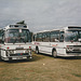 Preserved Greenslades 326 (JFJ 506N) and 327 (JFJ 507N) at Showbus, Duxford - 26 Sep 2004