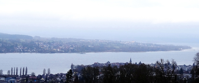 Rainy day at Lake Constance