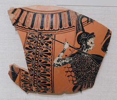 Amphora Fragment with Athena in the Metropolitan Museum of Art, October 2023