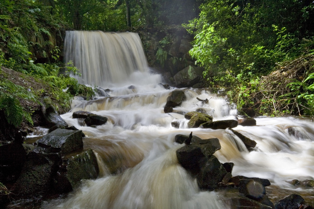 River Porter waterfall post-floods 3