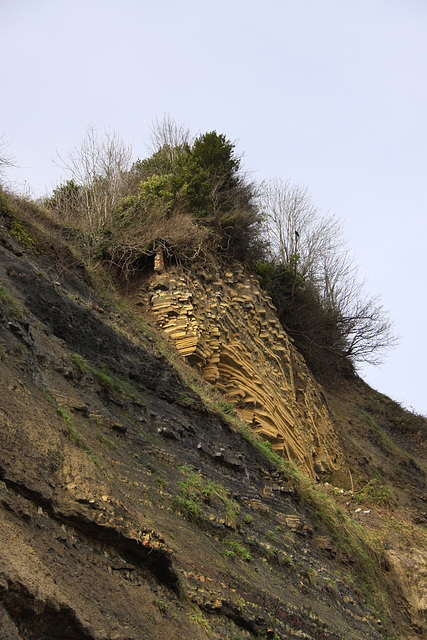 Cliff erosion