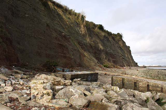 Cliff erosion