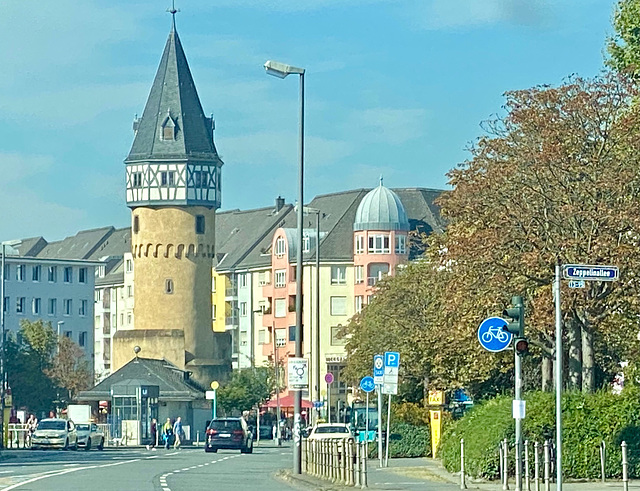 Die 'Bockenheimer Warte' in Frankfurt am Main