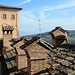 Italy, Urbino, Roofs and Chimneys