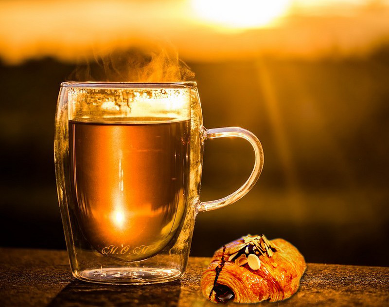 Tasse de thé pour un bon petit-déjeuner !