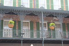 # 2 ~~ Savannah, Georgia   ~~  USA     (Many ornate and decorative balconies)  Marshal House Hotel,  downtown Savannah, Georgia