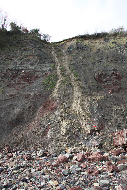 Cliff erosion