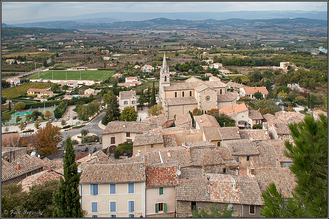 Blick über Bonnieux