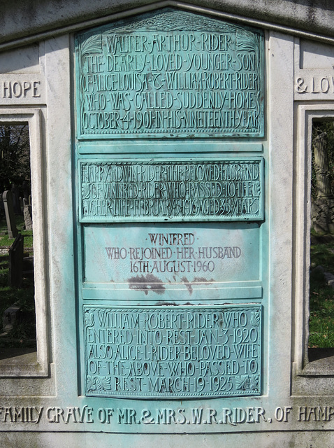 hampstead cemetery, london