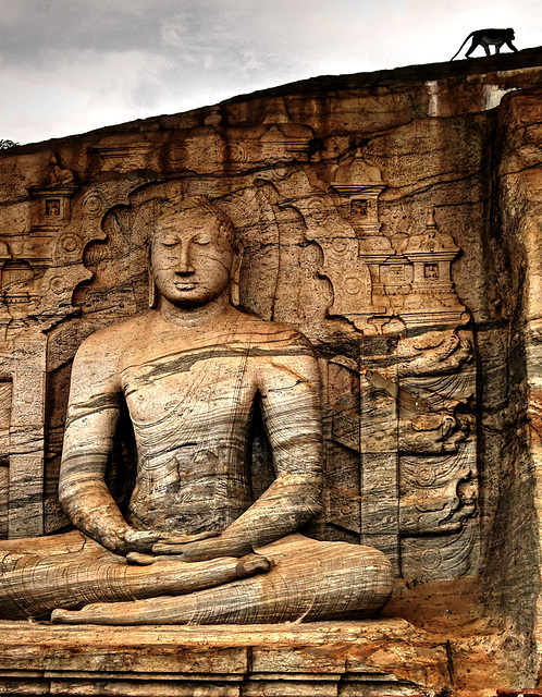 Polonnaruwa, Statue of King Parakramabahu, Sri Lanka tour - the sixth day