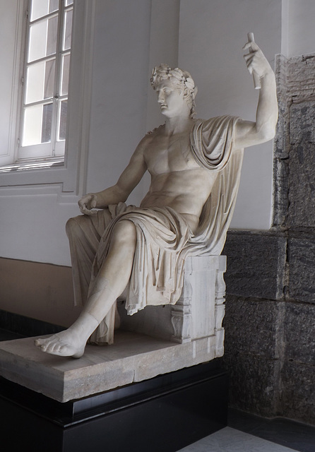 Augustus from Herculaneum in the Naples Archaeological Museum, July 2012