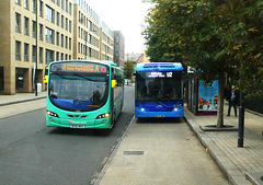 Stagecoach East 21303 (BF65 WKS) & Whippet WG117 (MX73 GDF) in Cambridge - 14 Nov 2024 (P1200312)