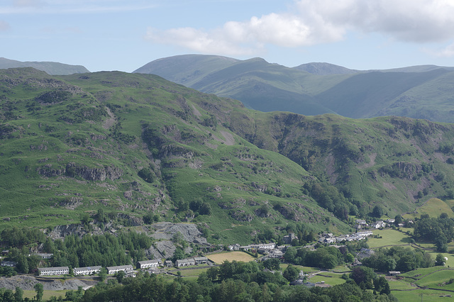 Chapel Stile and view to Helvellyn