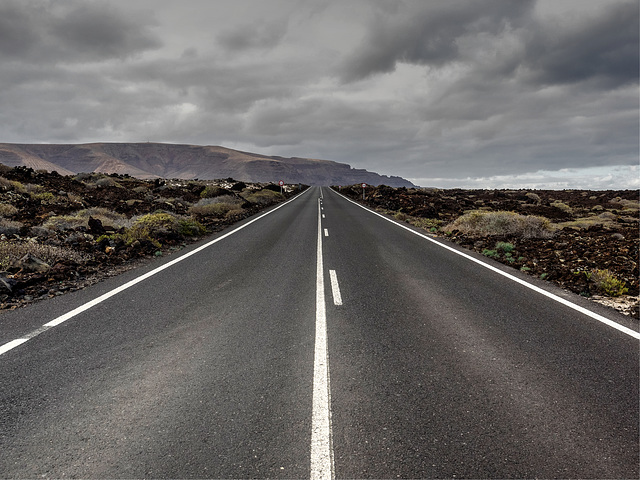 Lanzarote, in the direction of Orzola