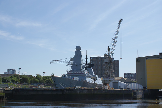 Warship At Scotstoun