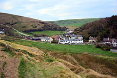 Lulworth Cove & Village.