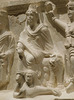 Detail of the Relief with the Gad of Palmyra from Dura-Europos in the Metropolitan Museum of Art, June 2019