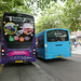 Unō 258 (YX67 VFR) and Arriva 3799 (FL63 DXH) in St. Albans - 8 Sep 2023 (P1160288)