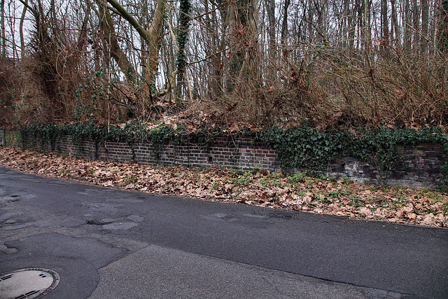 Mauerreste der ehem. Zeche Neu-Iserlohn 1/3 (Bochum-Langendreer) / 11.02.2023