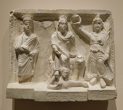 Relief with the Gad of Palmyra from Dura-Europos in the Metropolitan Museum of Art, June 2019