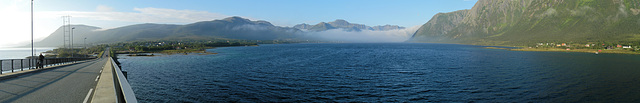 Mist rolling from Hognfjorden